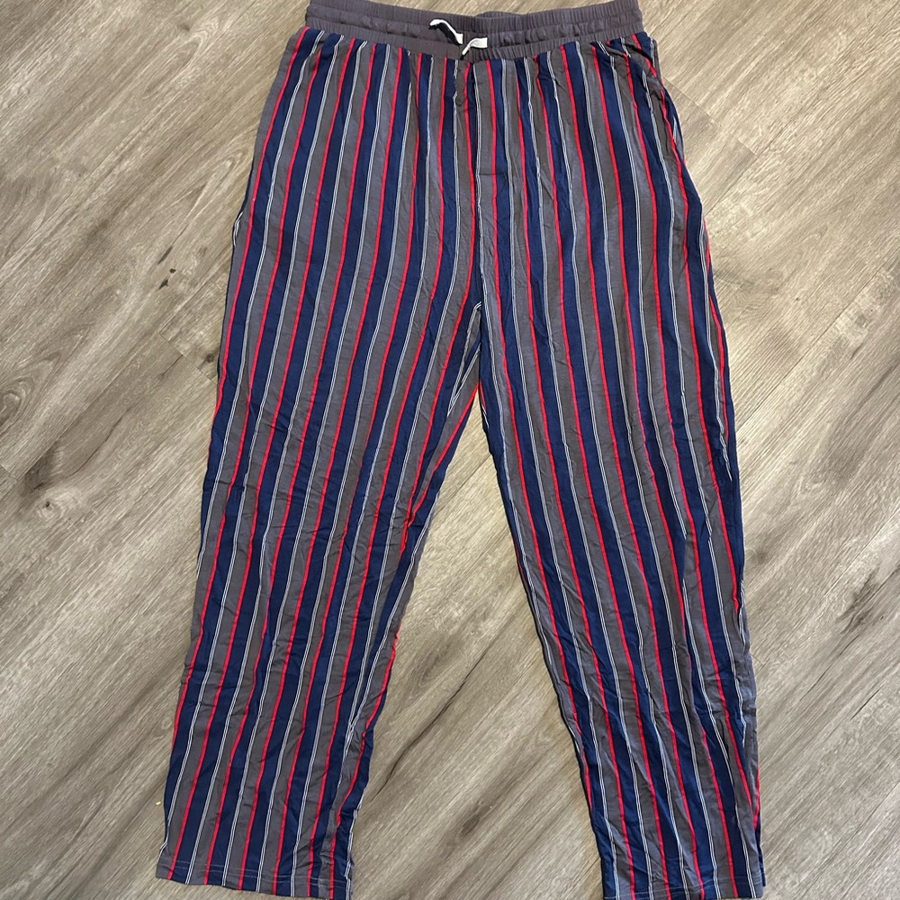 Men's Striped Pants - Blue and Red little sleepies suited stripes